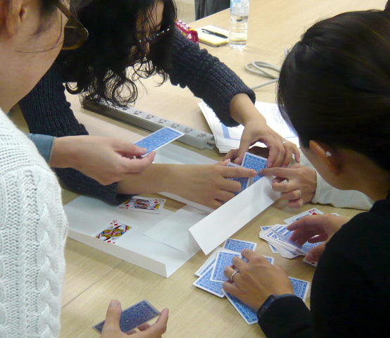 チームでトランプタワー