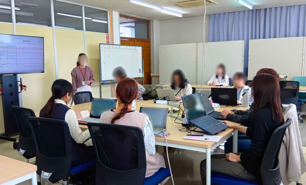 「働く環境・工夫・これから」を可視化するワークの様子